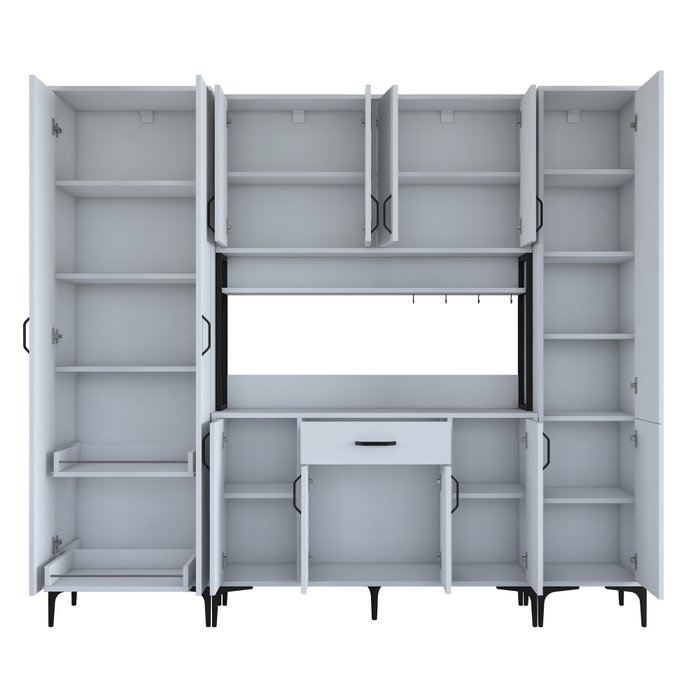 Hanah Home Armario Multiusos JE132 - 3053 Blanco Hanah Home Armario Multiusos JE132 - 3053 Blanco